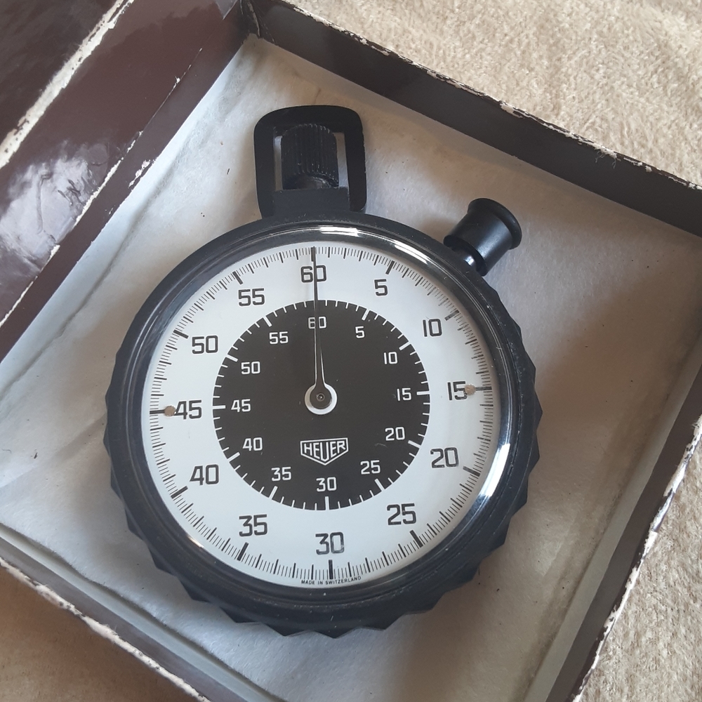 Vintage Heuer Military Model 508.901 Stopwatch